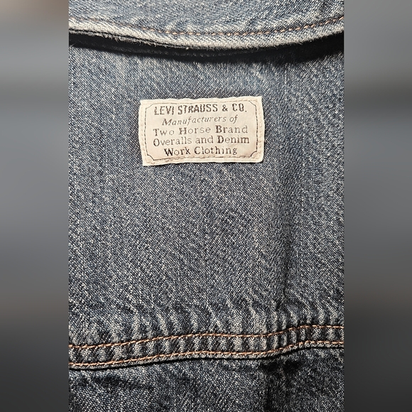 Levi Blue Denim Button-Down Dress - Picture 6 of 6